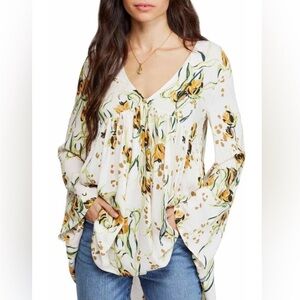 Free People Bella Floral Print Tunic